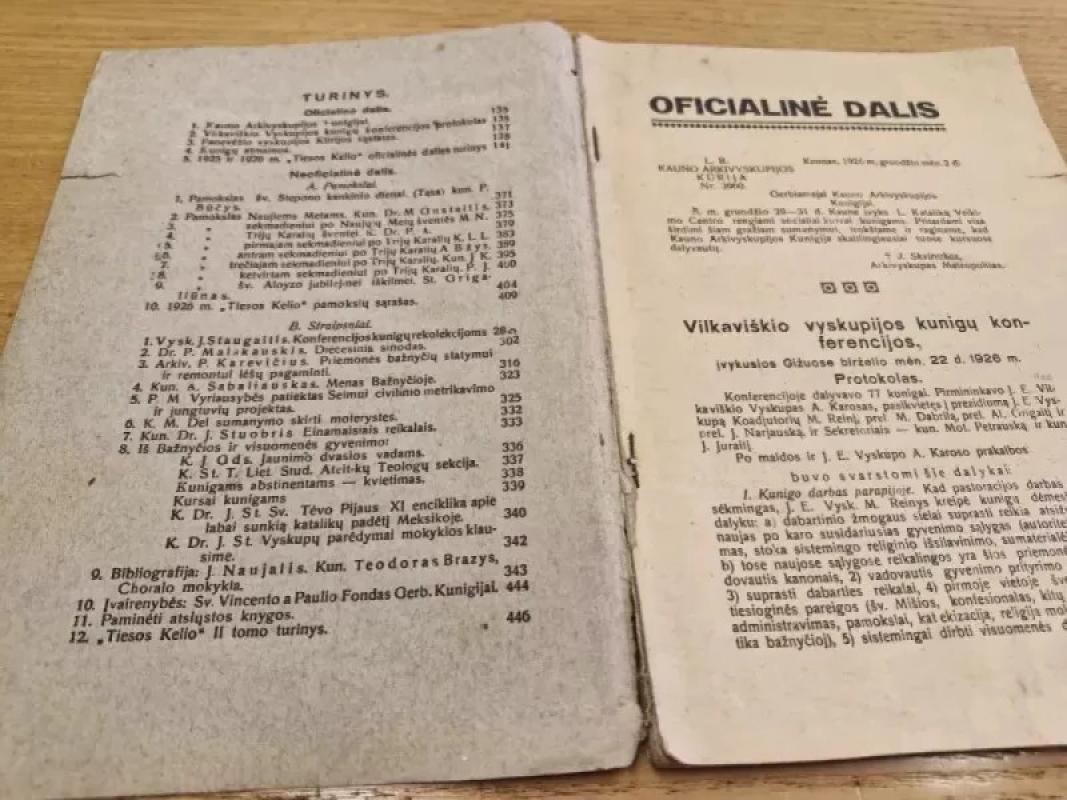 TIESOS KELIAS 1926 Nr.12 - Autorių Kolektyvas, knyga 3