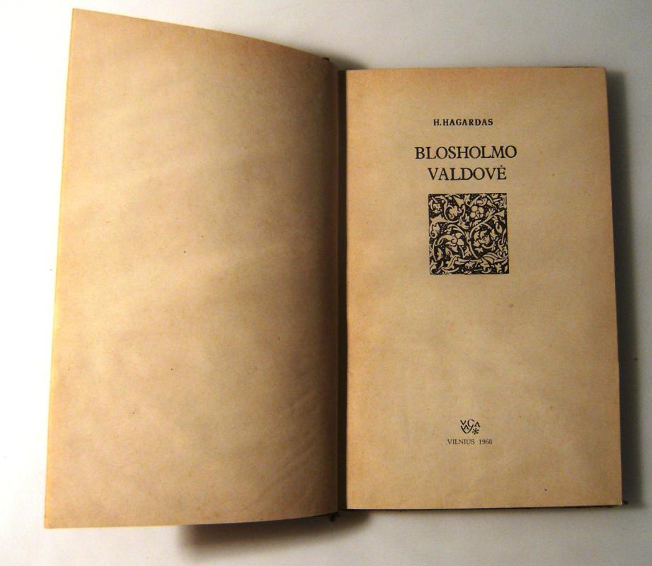 Blosholmo valdovė - H. Hagardas, knyga 6