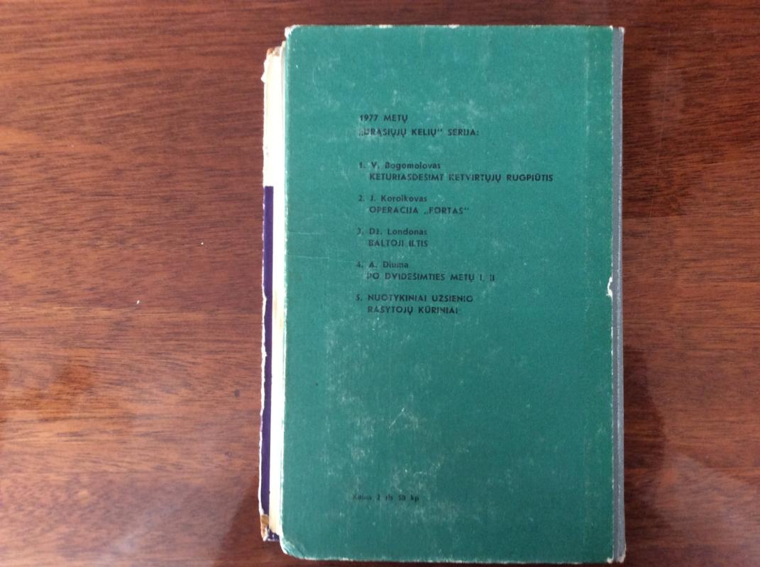 Jis ėjo vienas. Paskutinis žvilgsnis - V. Telkė, R.  Makdonaldas, knyga 5