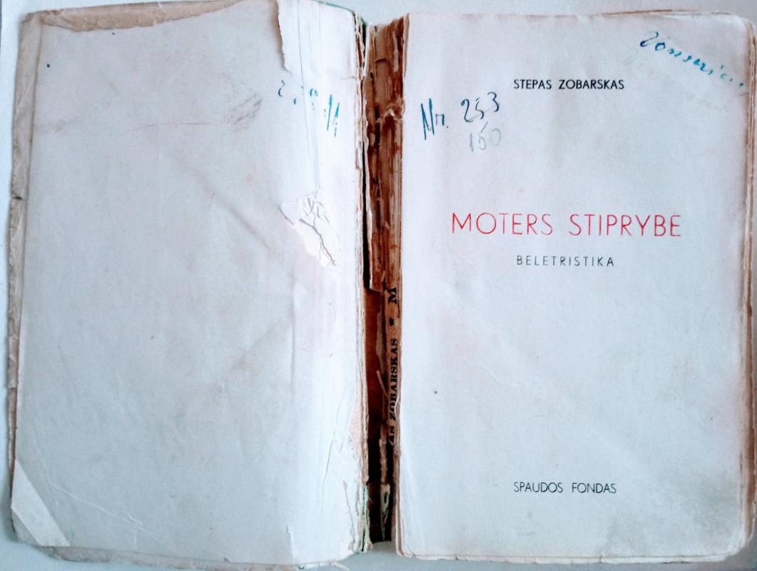 Moters stiprybė - Stepas Zobarskas, knyga 4