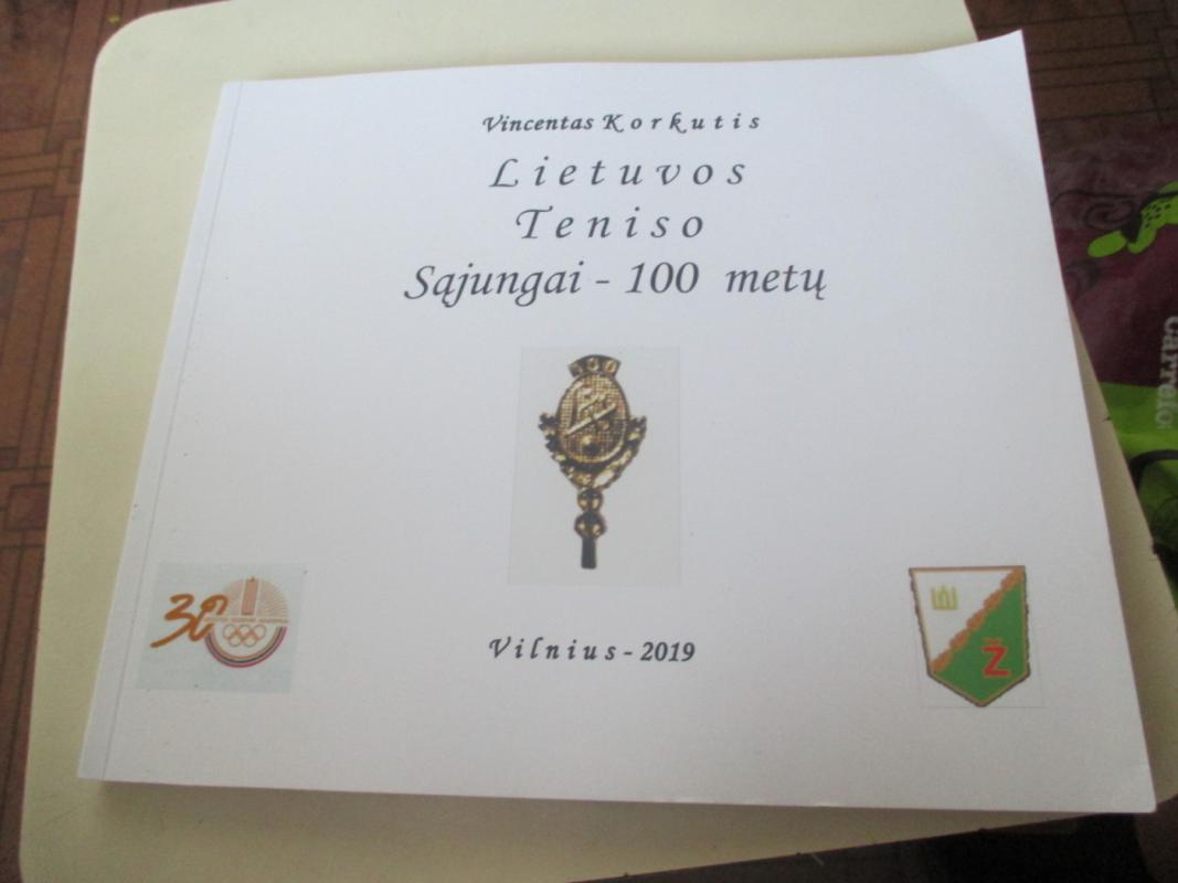 Lietuvos teniso sąjungai - 100 metų - Vincentas Korkutis, knyga 3