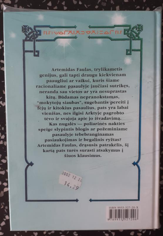 Artemidas Faulas (visos dalys) - Eoin Colfer, knyga 4