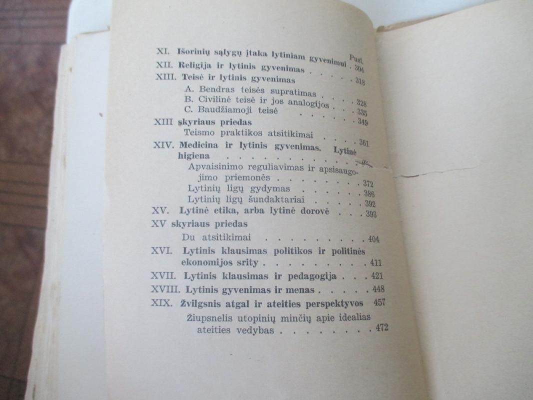 Lytinis klausimas - Augustas Forelis, knyga 6