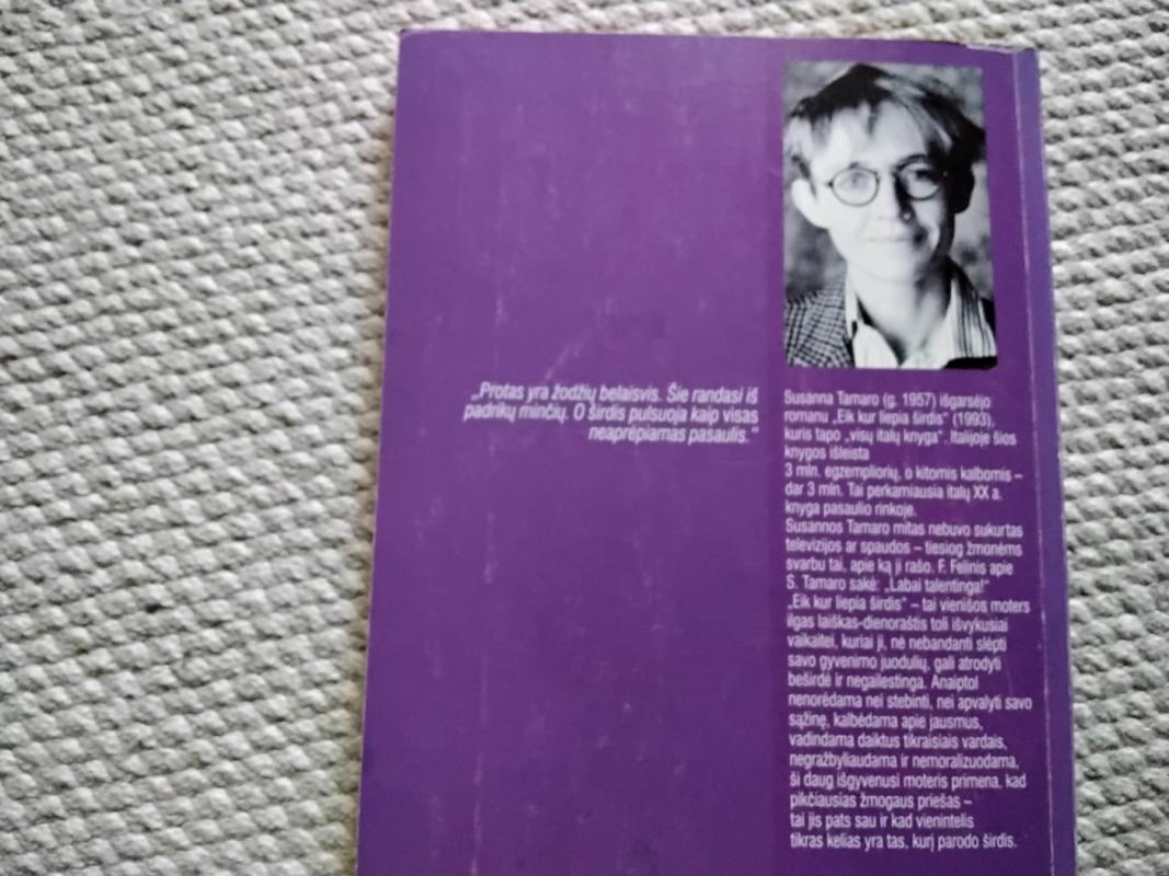 Eik kur liepia širdis - Susanna Tamaro, knyga 3