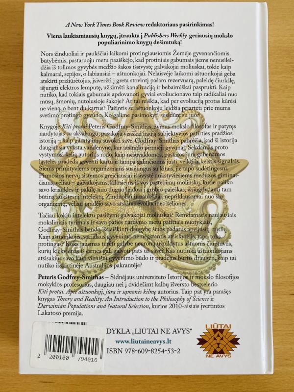 Kiti Protai. Apie Aštuonkojį, Jūrą ir Sąmonės Kilmę - Peter Godfrey-Smith, knyga 3