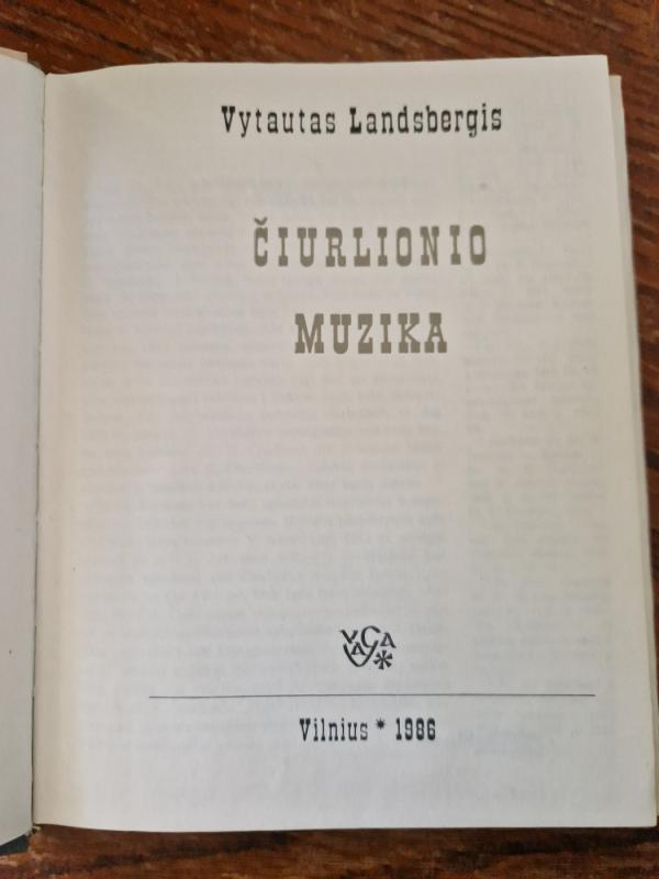 Čiurlionio muzika - Vytautas Landsbergis, knyga 3