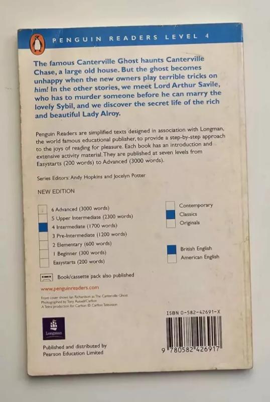 The Canterville Ghost and Other Stories - Oscar Wilde, knyga 3