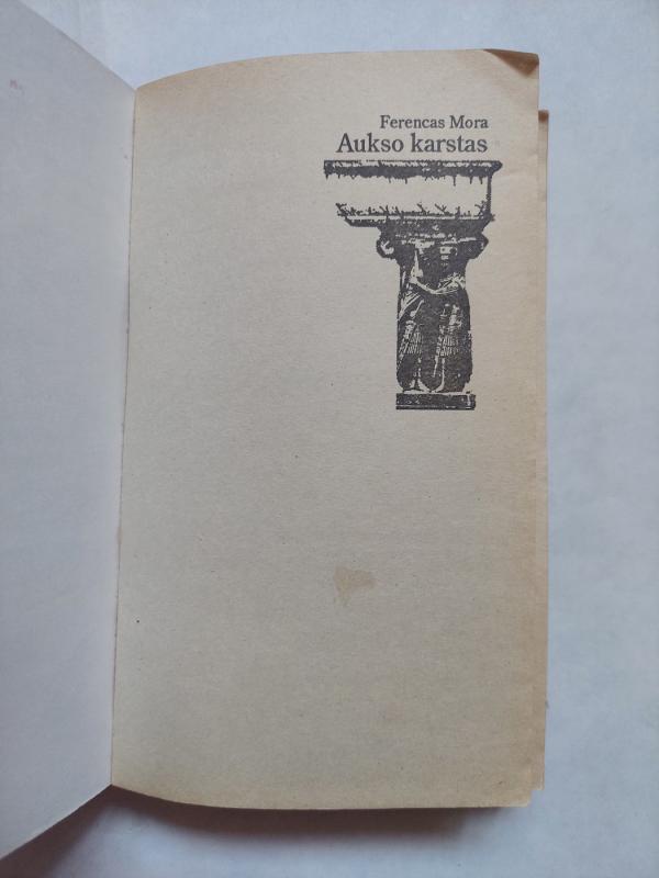 Aukso karstas - Ferencas Mora, knyga 4