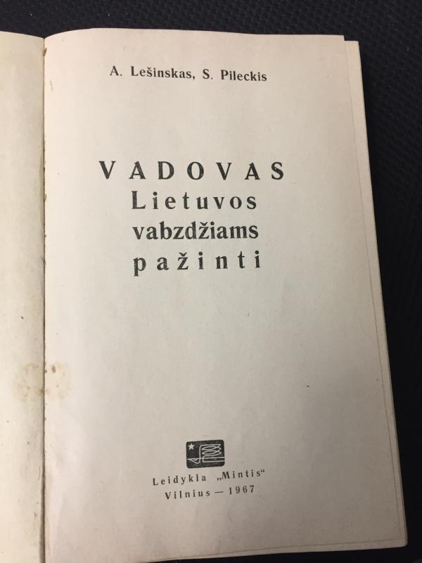 Vadovas Lietuvos vabzdžiams pažinti - A. Lešinskas, knyga 5