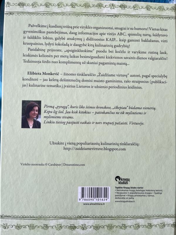Žaidžiame virtuvę - Elžbieta Monkevič, knyga 3