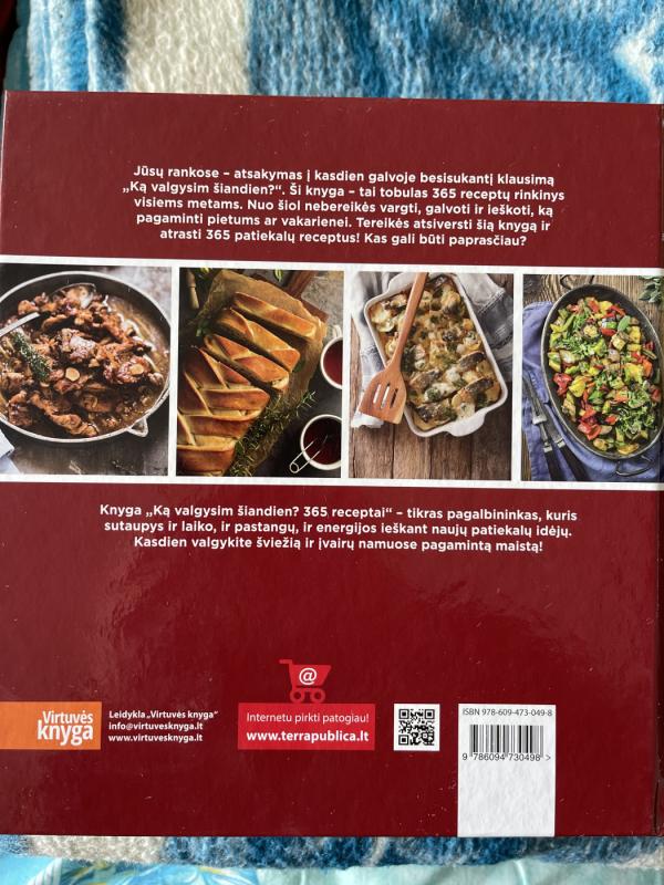 Ką valgysim šiandien? 365 receptai - Daiva Dmuchovska, knyga 3