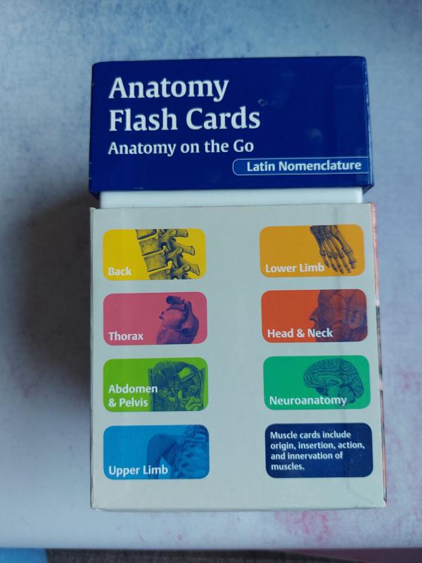 Anatomy Flash Cards -  Anatomy to go - Keli autoriai, knyga 5