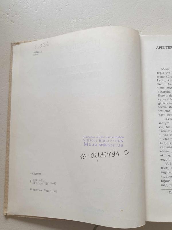 Modernizmo metmenys - Lionginas Šepetys, knyga 4