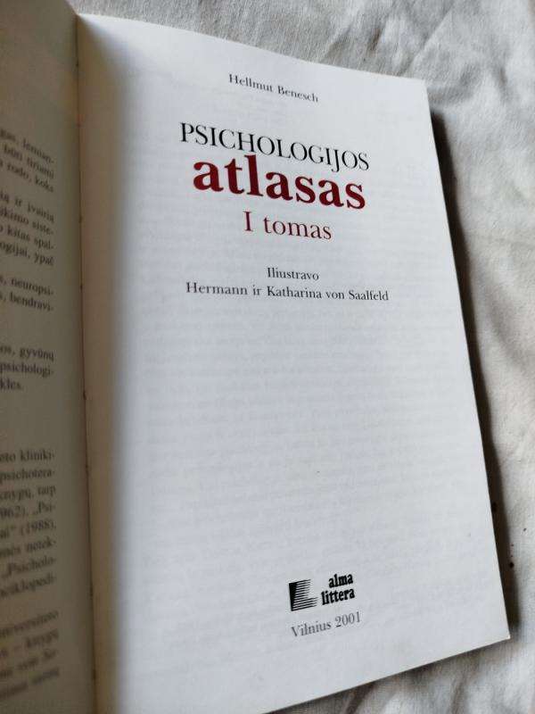 Psichologijos atlasas (1 tomas) - Hellmut Benesch, knyga 3