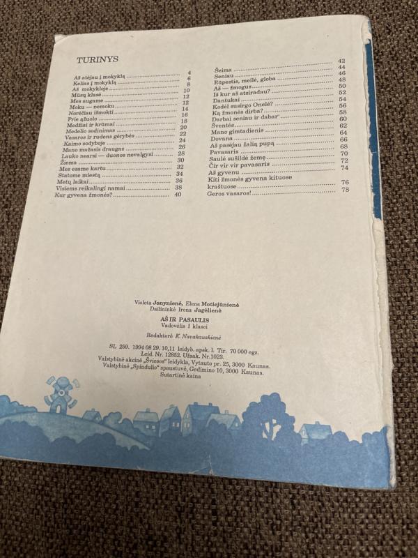 Aš ir pasaulis - Violeta Jonynienė, Elena  Motiejūnienė, knyga 4