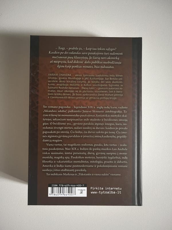 Dievų šokis - Vikram Chandra, knyga 3