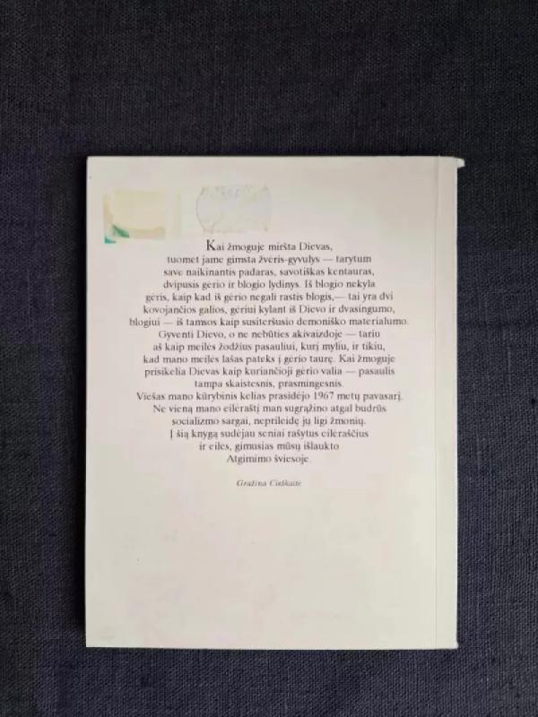 Tarp laiko ir amžinybės - Gražina Cieškaitė, knyga 4