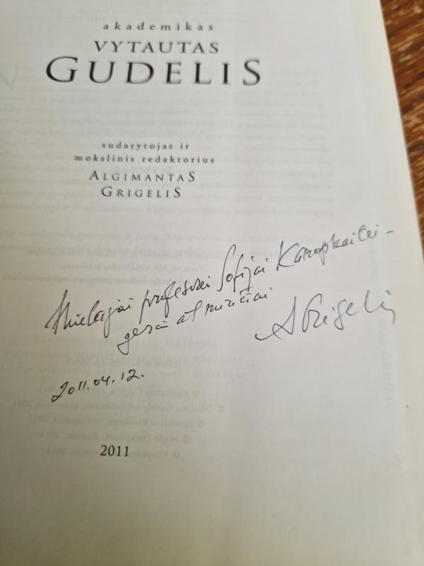 Akademikas Vytautas Gudelis - Algimantas Grigelis, knyga 4