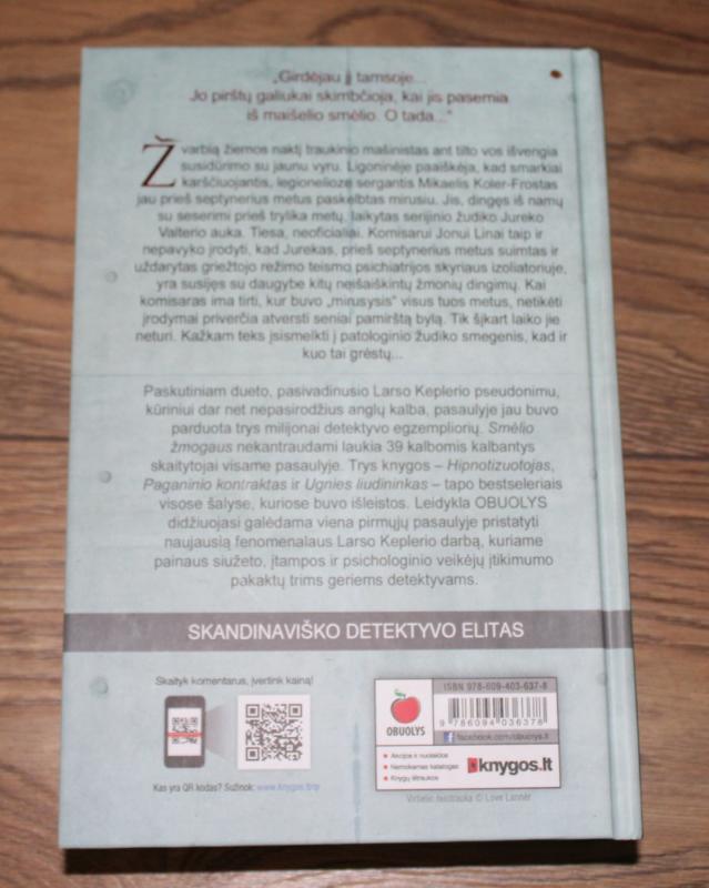 Smėlio žmogus - Kepler Lars, knyga 3