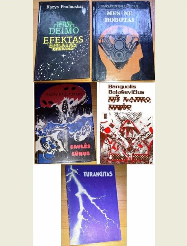LIĖTUVIŠKA FANTASTIKA  5 KNYGOS - Kazys Paulauskas, knyga 2
