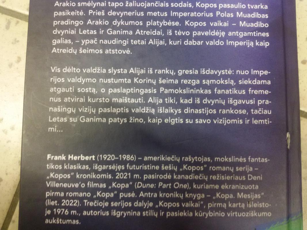 Kopos vaikai - Frank Herbert, knyga 4