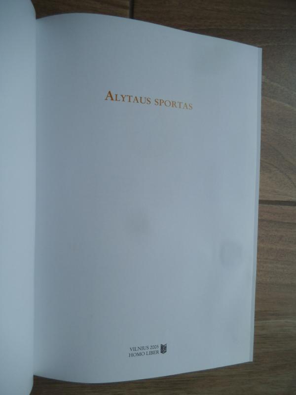 Alytaus sportas - Marytė Marcinkevičiūtė, knyga 3
