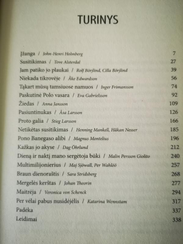 Geriausių Švedijos detektyvų autorių apsakymai - John Homberg, knyga 3