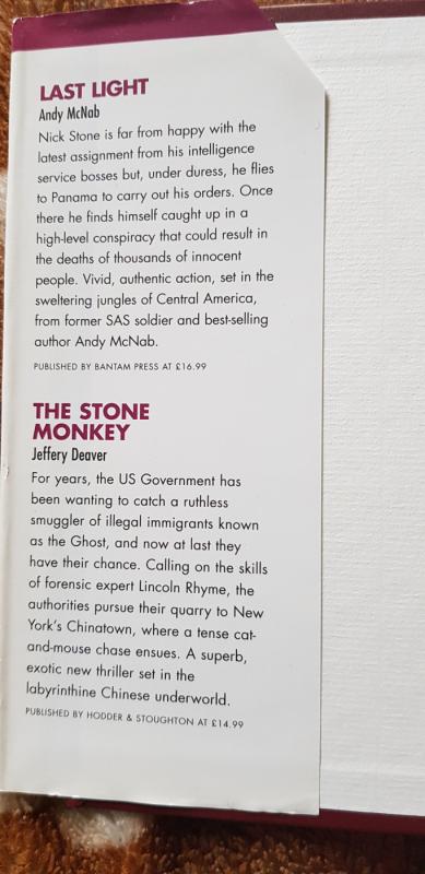 Readers digest condensed books - Andy McNab, Jeffery Deaver, Robert Goddard, Don J. Snyder, knyga 6