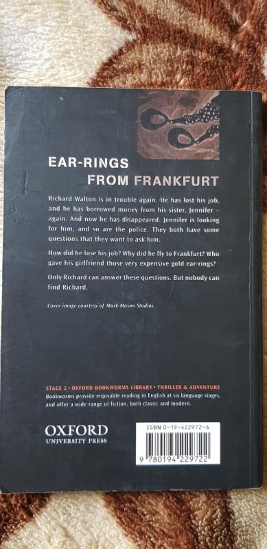 Ear-rings from Frankfurt - Reg Wright, knyga 4
