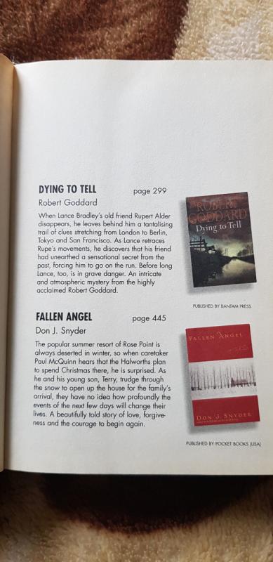 Readers digest condensed books - Andy McNab, Jeffery Deaver, Robert Goddard, Don J. Snyder, knyga 5