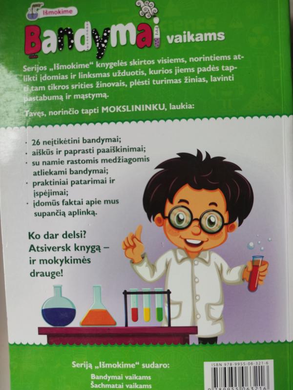 Bandymai vaikams - Lucrecia Persico, knyga 3