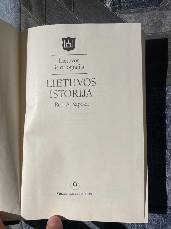 Lietuvos istorija - Adolfas Šapoka, knyga 4