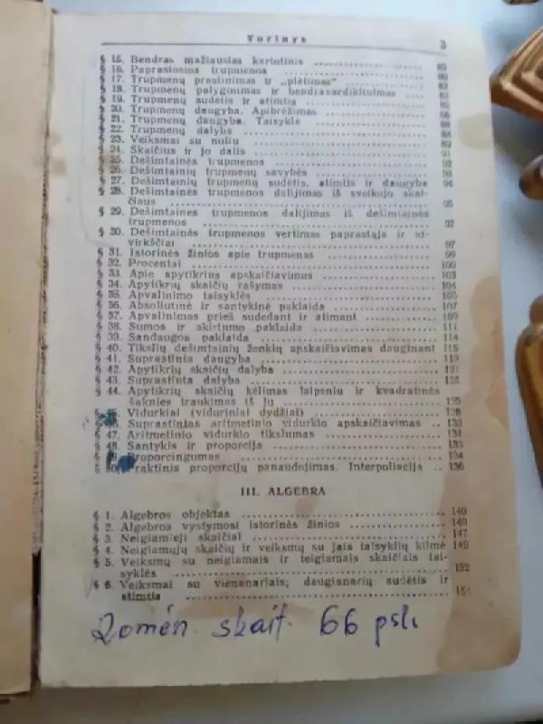 Elementarinės matematikos žinynas - M. Vygodskis, knyga 6