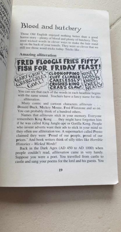 Horrible Histories Wicked Words - Terry Deary, knyga 5