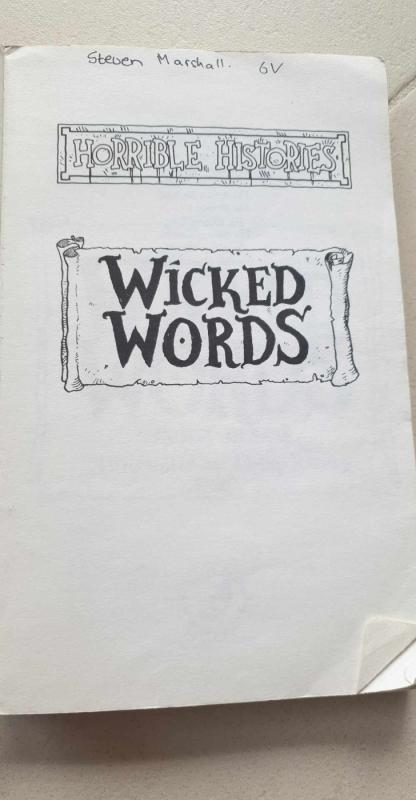 Horrible Histories Wicked Words - Terry Deary, knyga 3