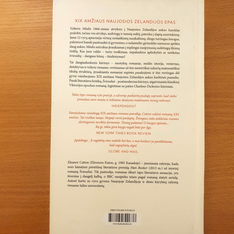 Šviesuliai - Eleanor Catton, knyga 4