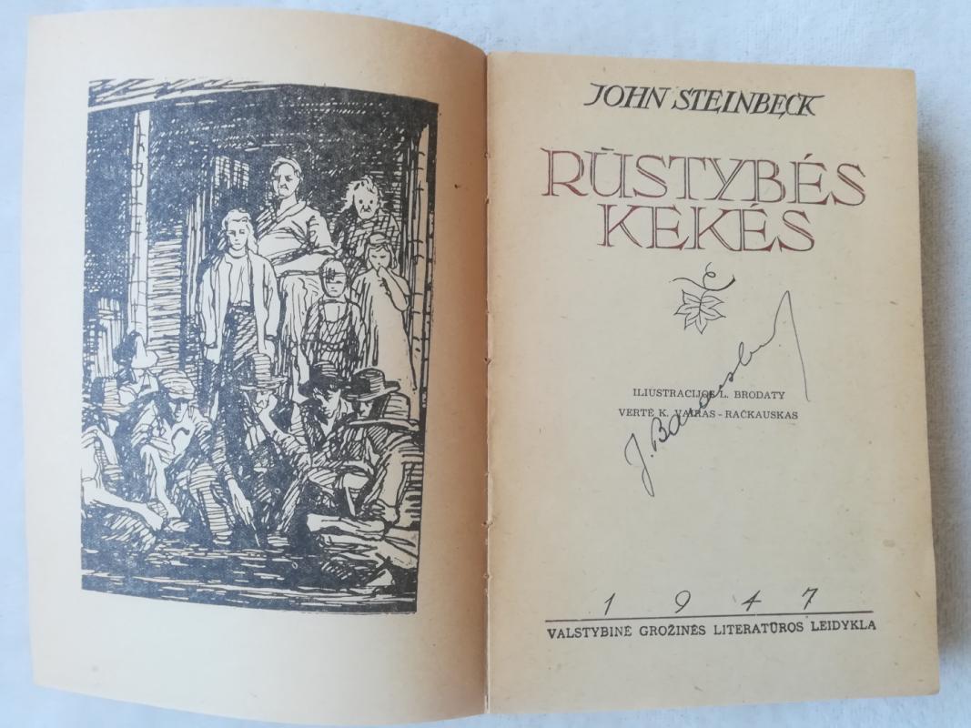 Rūstybės kekės - Džonas Steinbekas, knyga 5