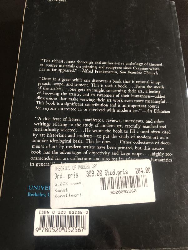 Theories of Modern Art: A Source Book by Artists and Critics - Herschel B. Chipp, knyga 3