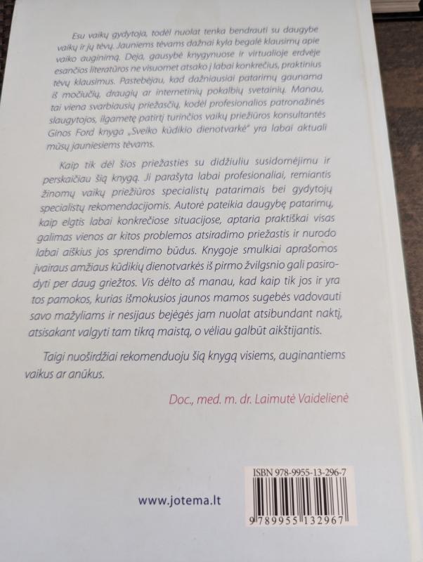 Sveiko kūdikio dienotvarkė - Gina Ford, knyga 3