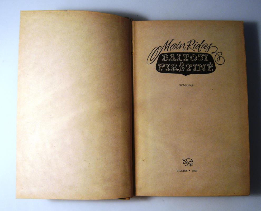 Baltoji pirštinė - Tomas Main Ridas, knyga 5