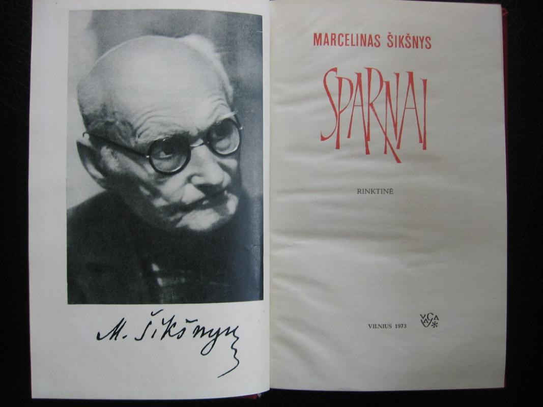 Sparnai - Marcelinas Šikšnys, knyga 3