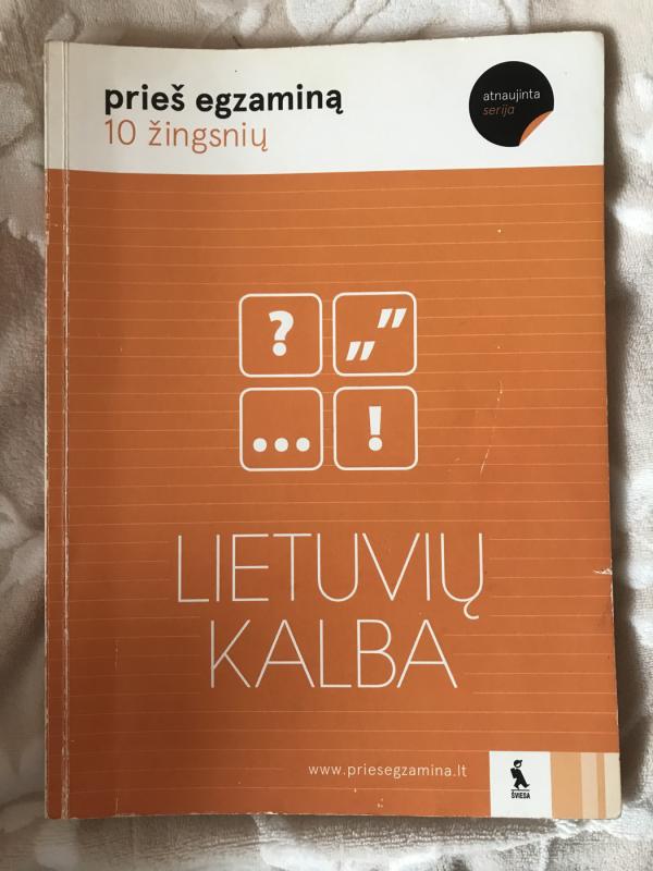 10 žingsnių prieš egzaminą lietuvių kalba - Violeta Dumčiuvienė, Danutė  Visockienė, Nijolė  Globienė, Vilma  Dulevičienė, knyga 2