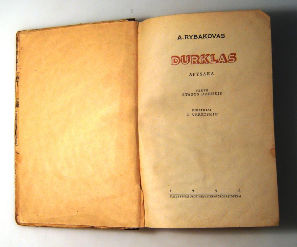 Durklas - Anatolijus Rybakovas, knyga 6