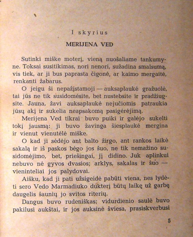 Baltoji pirštinė - Tomas Main Ridas, knyga 6