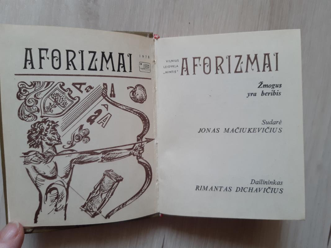 Aforizmai. Žmogus yra beribis - Jonas Mačiukevičius, knyga 2