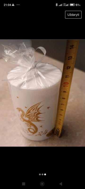 Rankų darbo žvakė - , namai ir interjeras 4