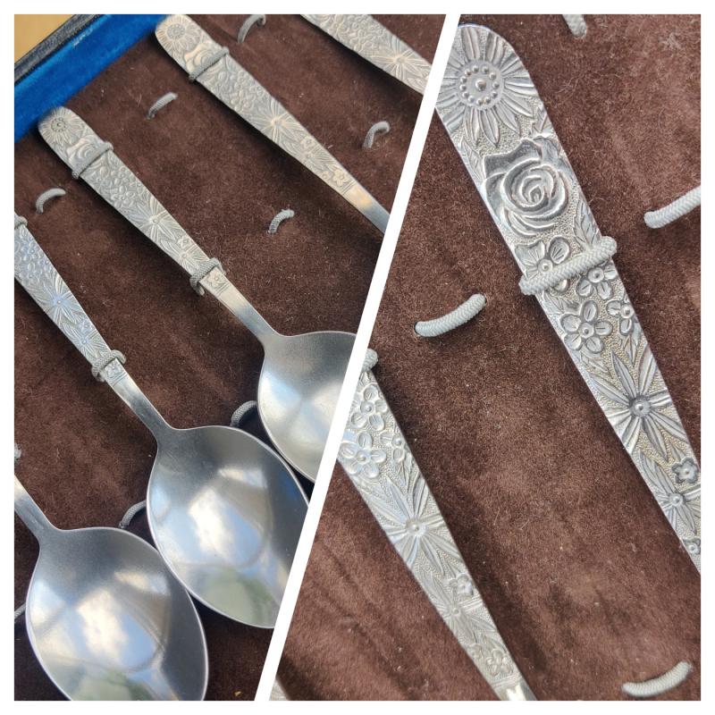 Vintažiniai šaukštai + dėžutė - , namai ir interjeras 3