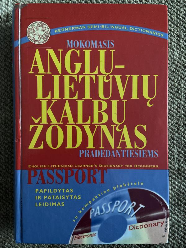 Mokomasis anglų-lietuvių kalbų žodynas pradedantiesiems - Lionel Kernerman, knyga 2
