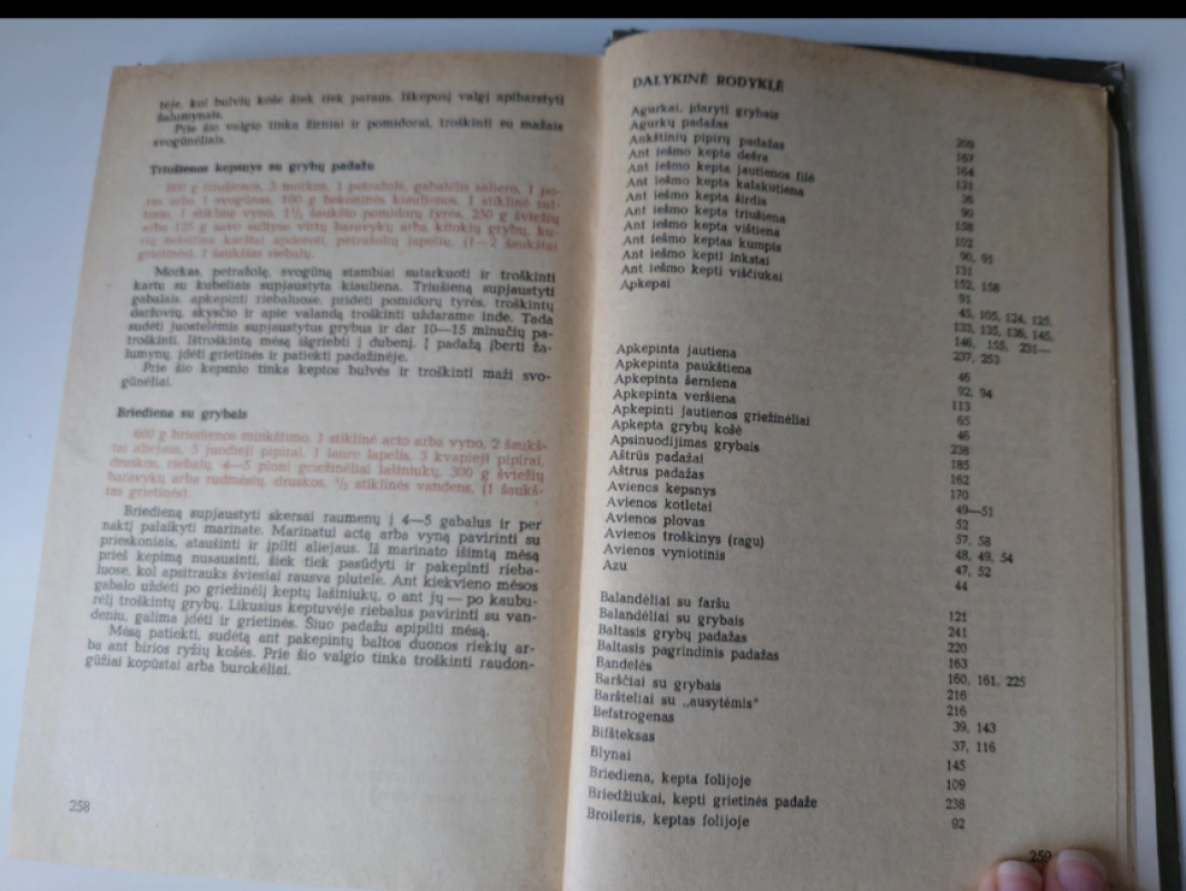Mėsos ir grybų valgiai - S. Maso, O.  Relvė, knyga 5