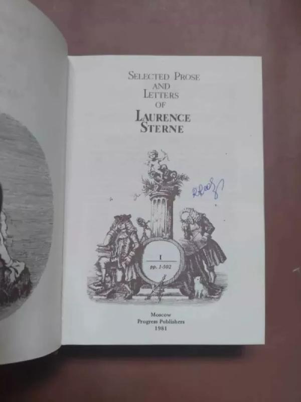 Selected prose and letters - Laurence Sterne, knyga 3